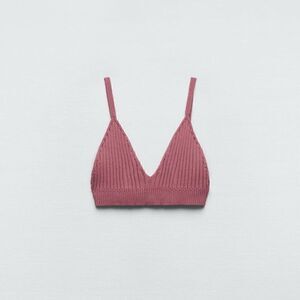 ZARA Burgundy Bra Top Tags Fell Off Still Brand New Size: W XL